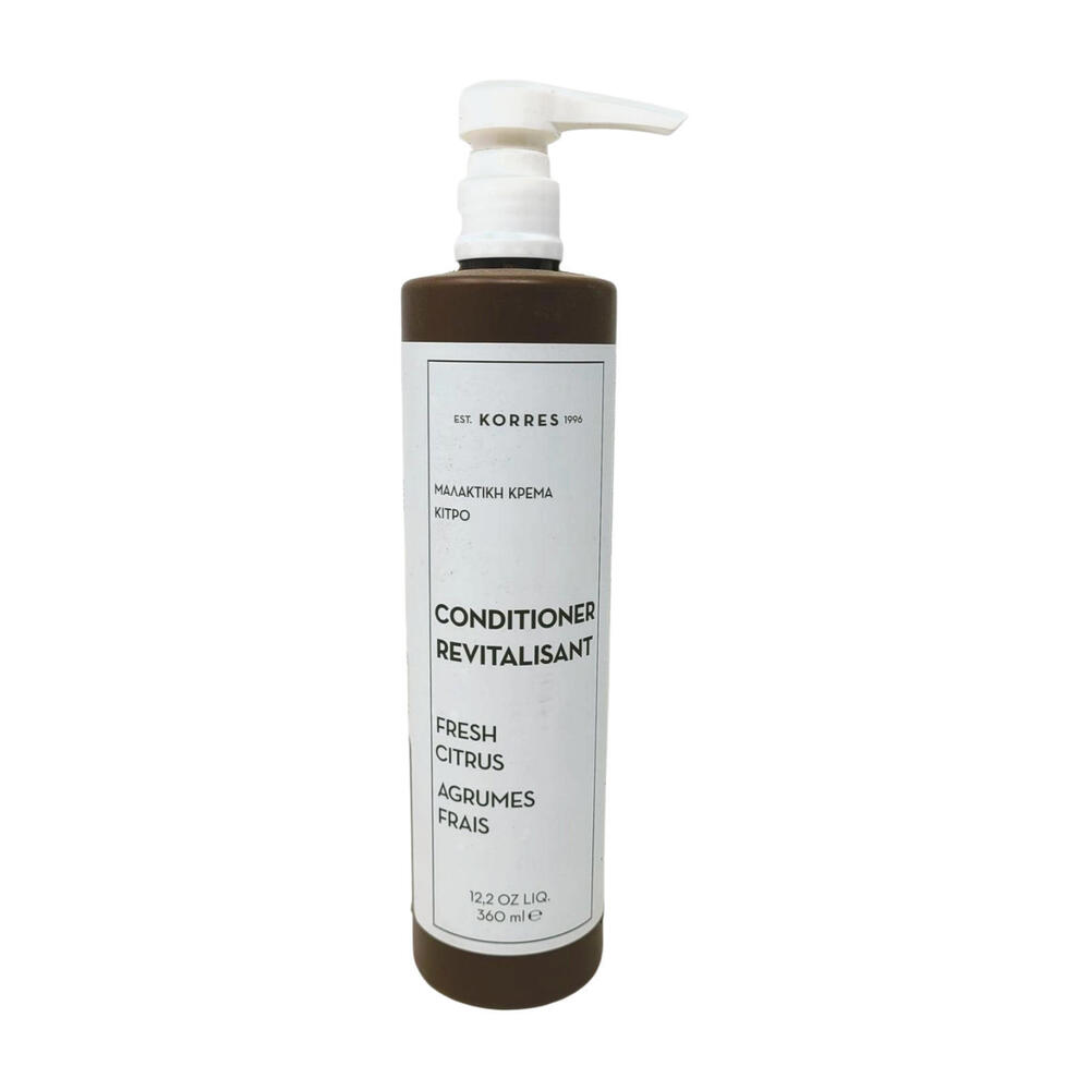 Korres Conditioner Fresh Citrus 360ml 12.2oz  Made In Greece Gilbert & Soames